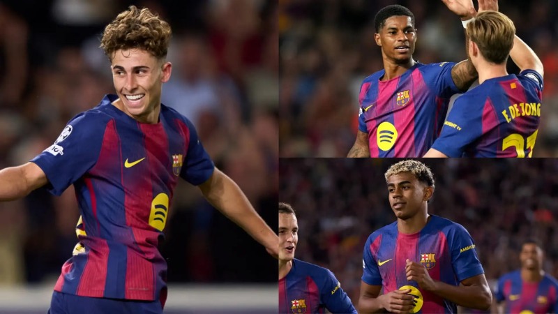 Barcelona បានទទួលជ័យជម្នះដ៏អស្ចារ្យ ៦-១ លើក្រុម Olympiacos នៅក្នុងការប្រកួត Champions League