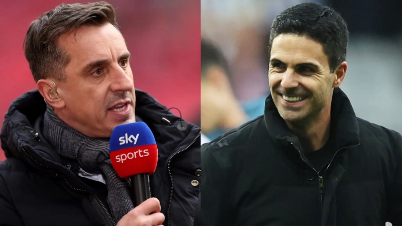 លោក Gary Neville បានគាំទ្រក្រុម Arsenal ឱ្យឈ្នះពាន Premier League ដោយហៅថា "ជារដូវកាលរបស់ពួកគេ"