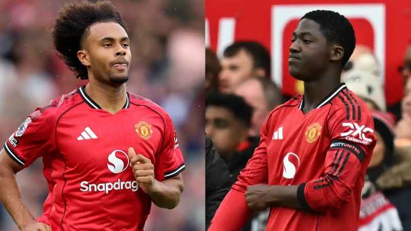 Manchester United នឹង ច្រានចោល រាល់សំណើផ្ទេរចេញកីឡាករ Kobbie Mainoo និង Joshua Zirkzee