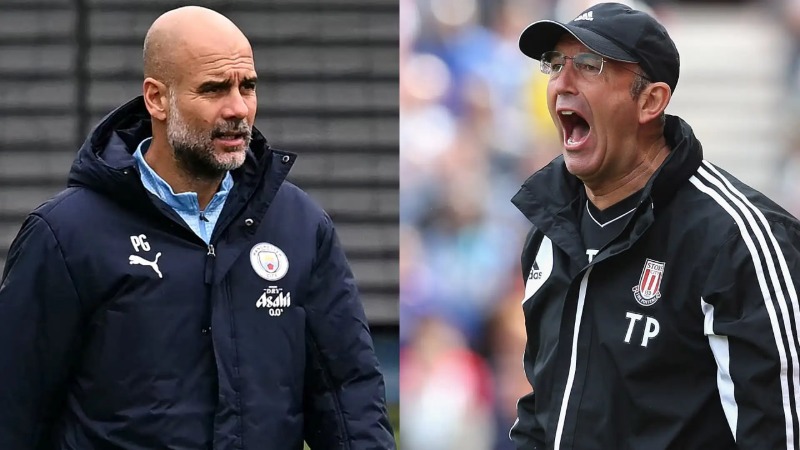 Pep Guardiola បានសម្តែងការមិនពេញចិត្តចំពោះការកើនឡើងនៃ យុទ្ធសាស្ត្រ Tony Pulis