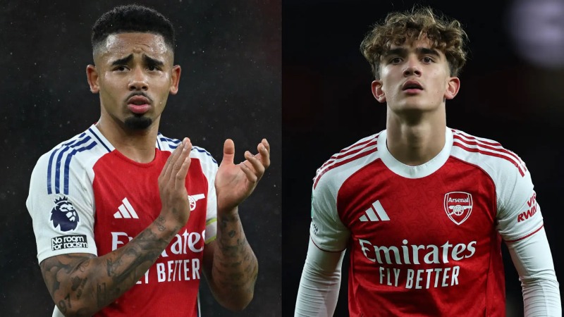 Arsenal ផ្លាស់ប្តូរបញ្ជី Champions League: ទម្លាក់ Max Dowman ហើយបញ្ចូល Gabriel Jesus វិញ