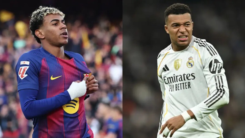 Lamine Yamal វ៉ាដាច់ Kylian Mbappé ក្នុង Champions League