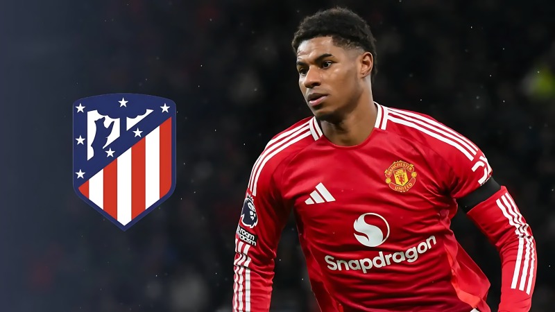 Atlético Madrid ចូលរួមប្រជែងផ្ទេរយក Marcus Rashford បង្កើនភាពលំបាកដល់ Barcelona