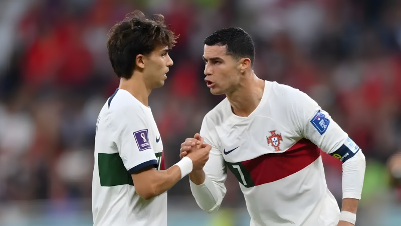 João Félix បង្ហាញអំណរគុណចំពោះ Cristiano Ronaldo ដែលតែងតែគាំទ្រនៅពេលអាជីពរបស់គេធ្លាក់ចុះ
