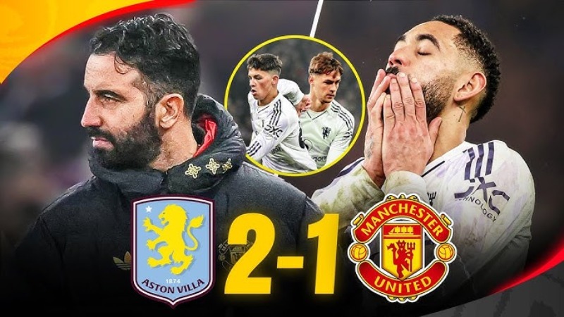 Aston Villa បង្កើតការភ្ញាក់ផ្អើល ដោយបំបាក់ Manchester United និងឡើងលេខ ៣ មុនបុណ្យណូអែល