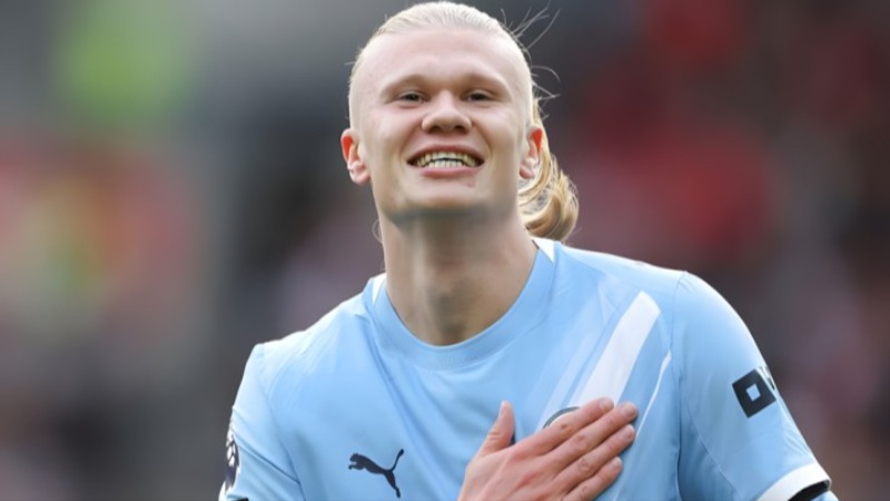 Erling Haaland ឡើងជាកំពូលអ្នករកគ្រាប់បាល់លំដាប់ទី 2 ក្នុងប្រវត្តិសាស្ត្រ Manchester City