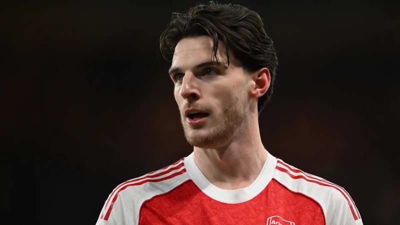 Arsenal បារម្ភពីរបួសជង្គង់របស់ Declan Rice មុនជំនួបជាមួយ Bournemouth