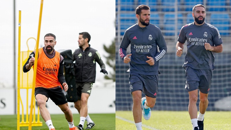 Dani Carvajal វិលត្រឡប់មកហ្វឹកហាត់ជាមួយ Real Madrid បន្ទាប់ពីជាសះស្បើយពីរបួស