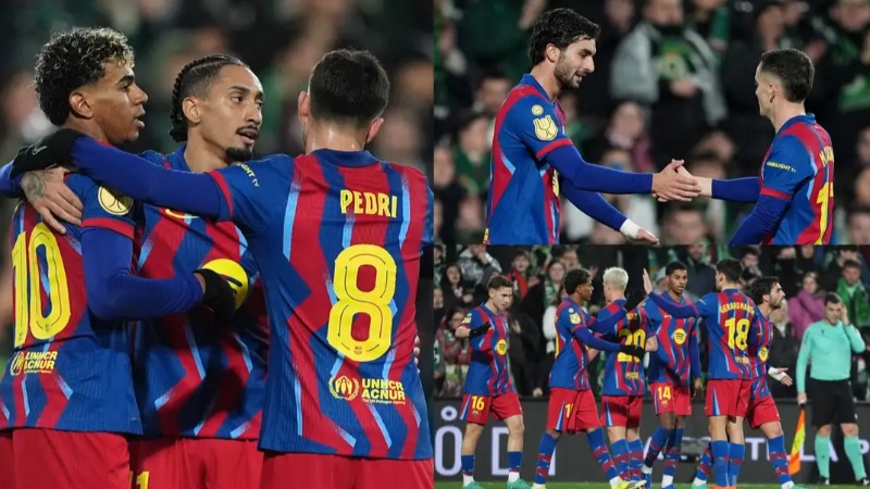 Barcelona បានឈ្នះ Racing ២-០ ក្នុងការប្រកួត Copa del Rey ដោយកីឡាករសំខាន់ៗបានបង្ហាញទម្រង់លេងល្អឥតខ្ចោះ