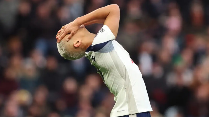 វិបត្តិរបួសនៅ Tottenham កាន់តែធ្ងន់ធ្ងរ បន្ទាប់ពី Richarlison ត្រូវខកខានលេង ៧ សប្តាហ៍ ដោយសាររបួសសរសៃពួរ