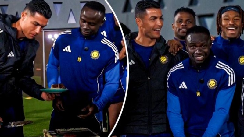 ការស្វាគមន៍យ៉ាងកក់ក្តៅ Cristiano Ronaldo និងក្រុម Al Nassr អបអរសាទរ Sadio Mané ក្រោយជ័យជម្នះ AFCON ជាមួយ Senegal។
