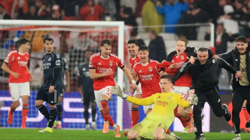 Anatoliy Trubin អ្នកចាំទីរបស់ Benfica បង្កើតប្រវត្តិសាស្ត្រ ដោយរកបានគ្រាប់បាល់នៅនាទី 98 ទល់នឹង Real Madrid ក្នុង Champions League