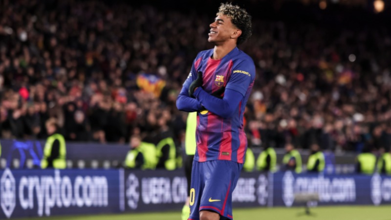Lamine Yamal បង្ហាញការរីករាយ ខណៈ Barcelona អាចជៀសវាងផុតវគ្គ Play-off និងឡើងទៅវគ្គ 16 ក្រុម Champions League