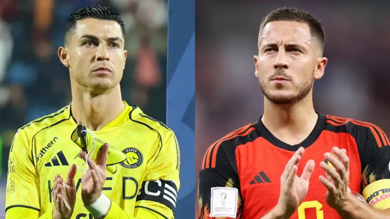Eden Hazard បើកចិត្តនិយាយ៖ “ខ្ញុំគ្រាន់តែចង់ក្លាយជាខ្លួនឯង” ទោះអតីតគ្រូរបស់គាត់ជំរុញឱ្យធ្វើតាមរលក្ខណះរបៀបរស់នៅបែបវិន័យរបស់ Cristiano Ronaldo ក៏ដោយ
