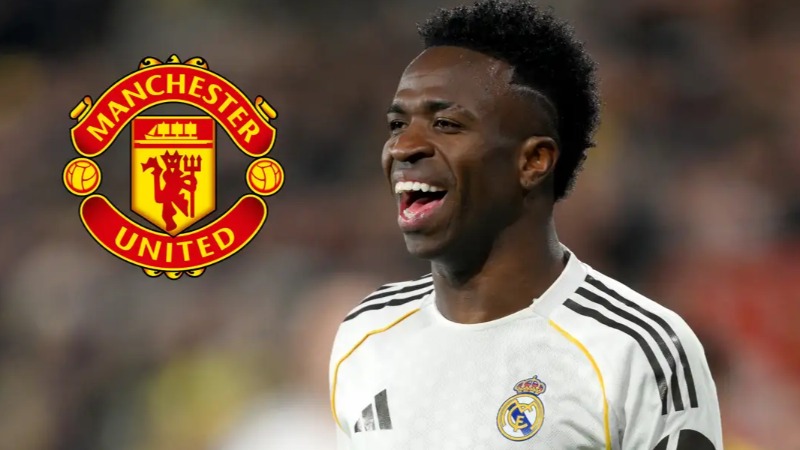 Man Utd អាចទាក់ទាញ Vinicius Junior ចេញពី Real Madrid ប្រសិនបើ Michael Carrick បានក្លាយជាគ្រូបង្វឹកអចិន្ត្រៃយ៍ នេះបើតាមការអះអាងរបស់ Louis Saha