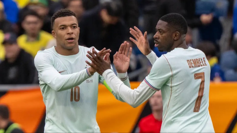Ousmane Dembele ទម្លាយអាថ៌កំបាំងពីដំបូន្មានរបស់ Kylian Mbappe ដែលជួយឱ្យបារាំងស៊ុតទម្លុះសំណាញ់ទីម៉ារ៉ុក ឡើងទៅវគ្គពាក់កណ្តាលផ្តាច់ព្រ័ត្រ